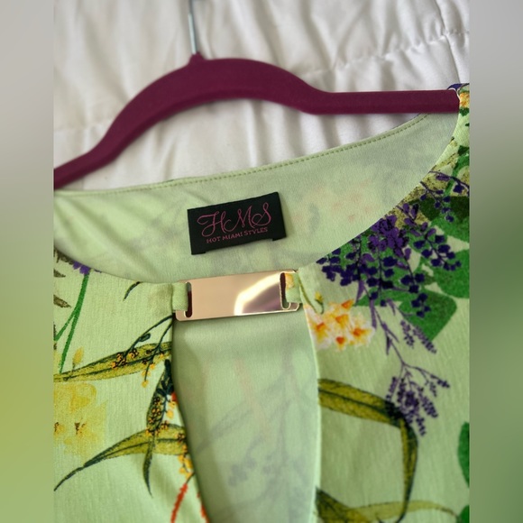 Green Hot Miami Styles Midi Dress - Picture 3 of 3